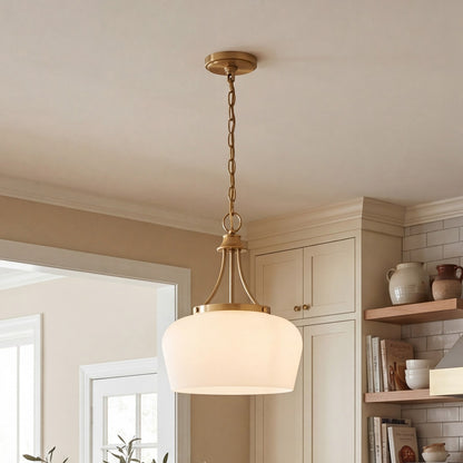 Savoy House Essentials Octave 3 Lt Pendant, Warm Brass
