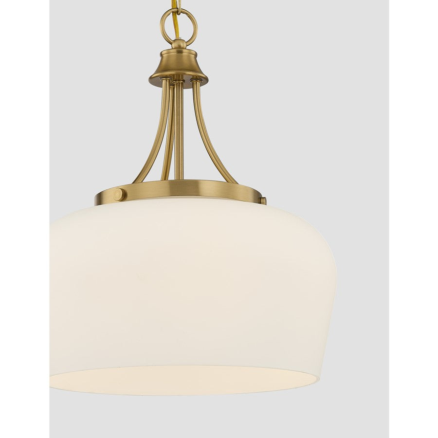 Savoy House Essentials Octave 3 Lt Pendant, Warm Brass
