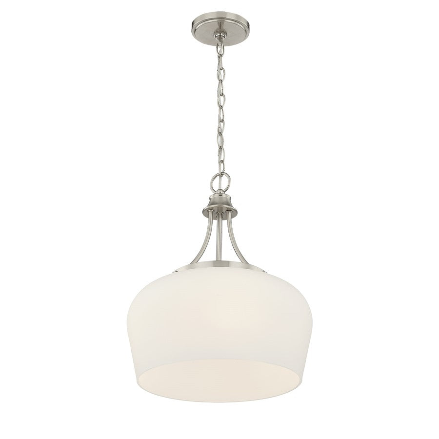 Savoy House Essentials Octave 3 Lt Pendant, Satin, Satin Nickel