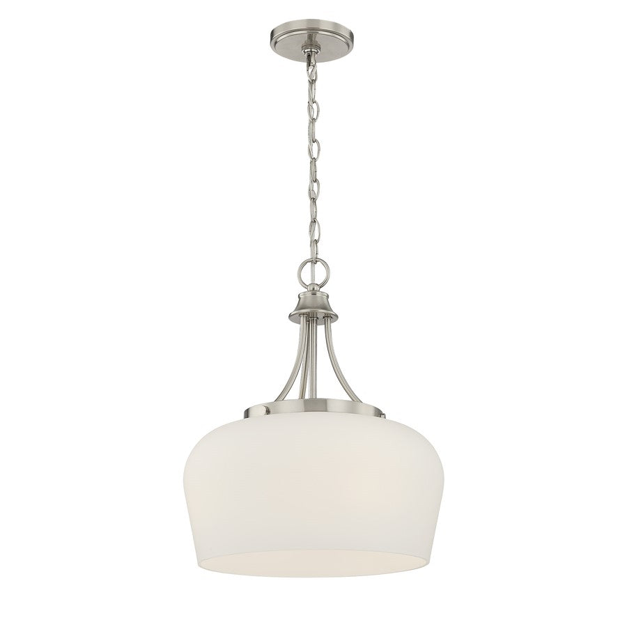 Savoy House Essentials Octave 3 Lt Pendant, Satin, Satin Nickel