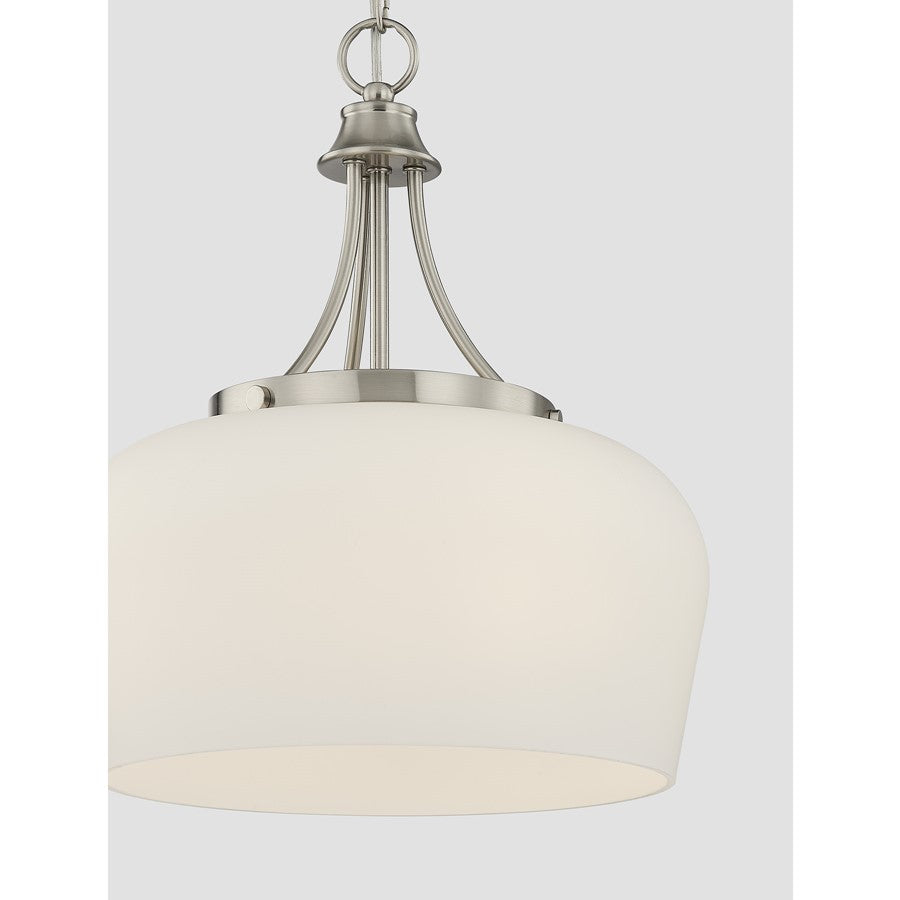Savoy House Essentials Octave 3 Lt Pendant, Satin, Satin Nickel
