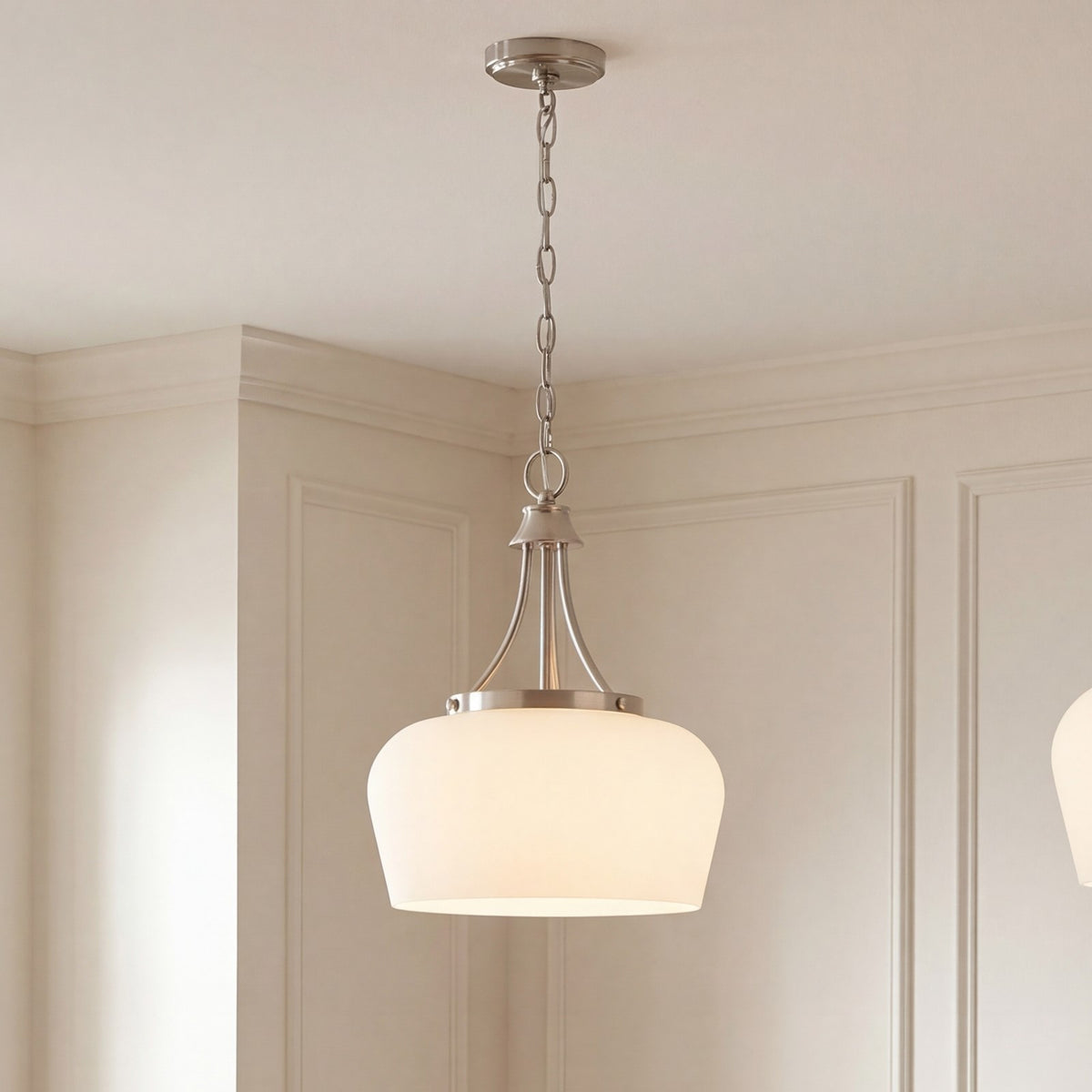 Savoy House Essentials Octave 3 Lt Pendant, Satin, Satin Nickel