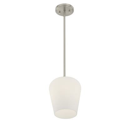 Savoy House Essentials Octave 1 Lt Pendant, Satin, Satin Nickel