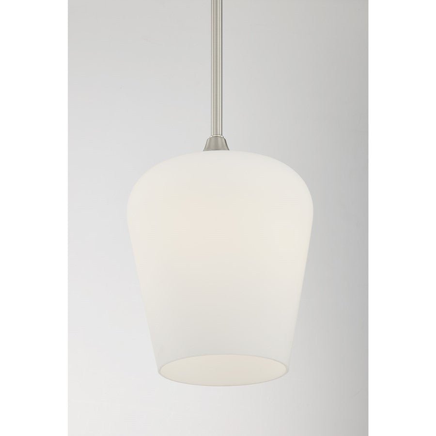Savoy House Essentials Octave 1 Lt Pendant, Satin, Satin Nickel