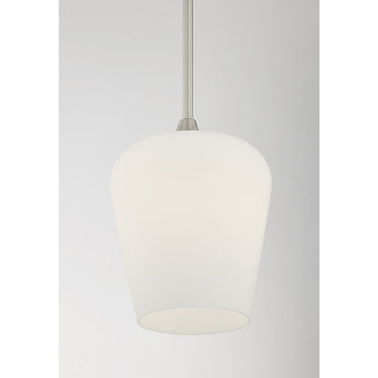 Savoy House Essentials Octave 1 Lt Pendant, Satin, Satin Nickel