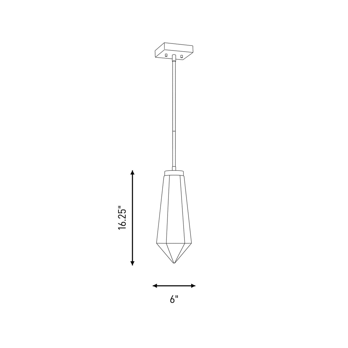 Savoy House Leland 1 Lt Mini-Pendant, White, Noble Brass