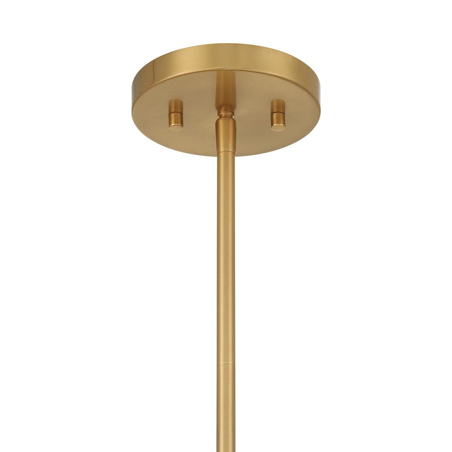 Savoy House Hearne 4 Lt Pendant, Warm Brass, Warm Brass