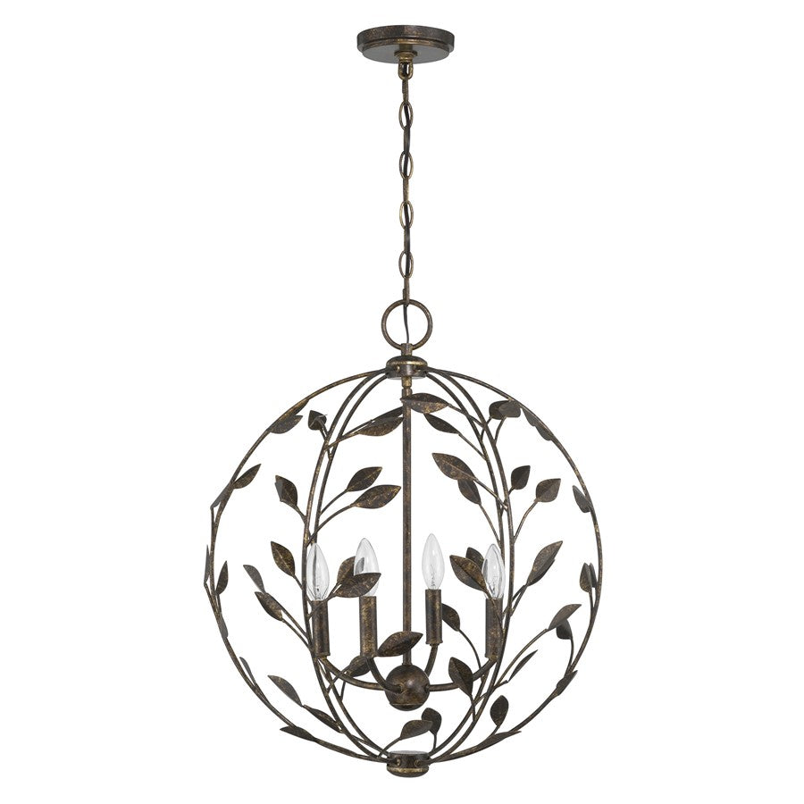 Savoy House Laska 4 Lt Pendant, Enchanted Bronze