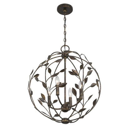 Savoy House Laska 4 Lt Pendant, Enchanted Bronze