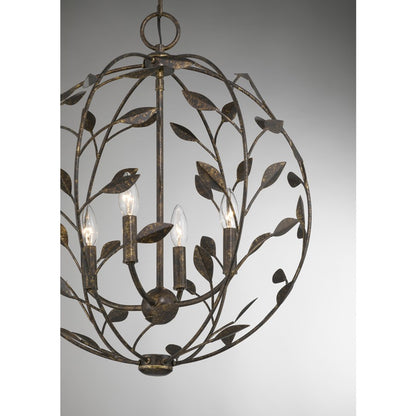 Savoy House Laska 4 Lt Pendant, Enchanted Bronze