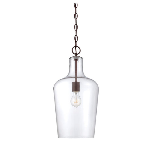 Savoy House Franklin 1-Light Pendant, English Bronze - 7-702-1-13