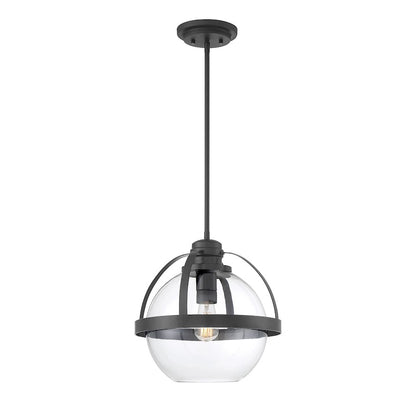 Savoy House Pendleton 1-Light Pendant, Matte Black - 7-7201-1-89