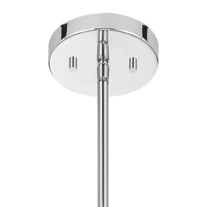 Savoy House Livingston 1 Lt Pendant, Chrome/White Opal, Chrome