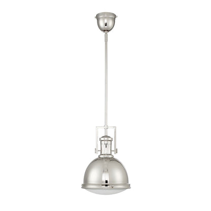 1 Light Pendant, Polished Nickel