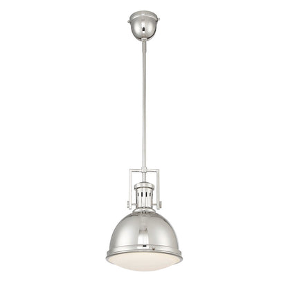 1 Light Pendant, Polished Nickel