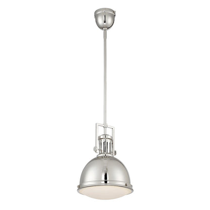 1 Light Pendant, Polished Nickel