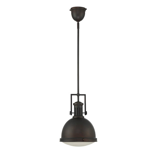 1 Light Pendant, Polished Nickel