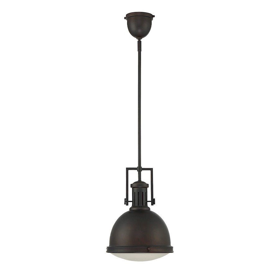 1 Light Pendant, Polished Nickel
