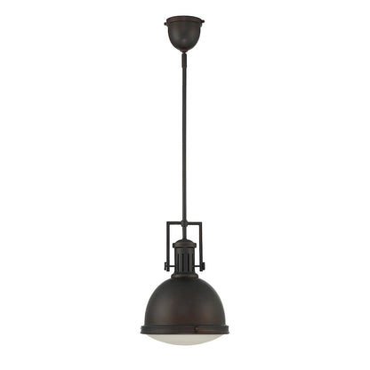 1 Light Pendant, Polished Nickel