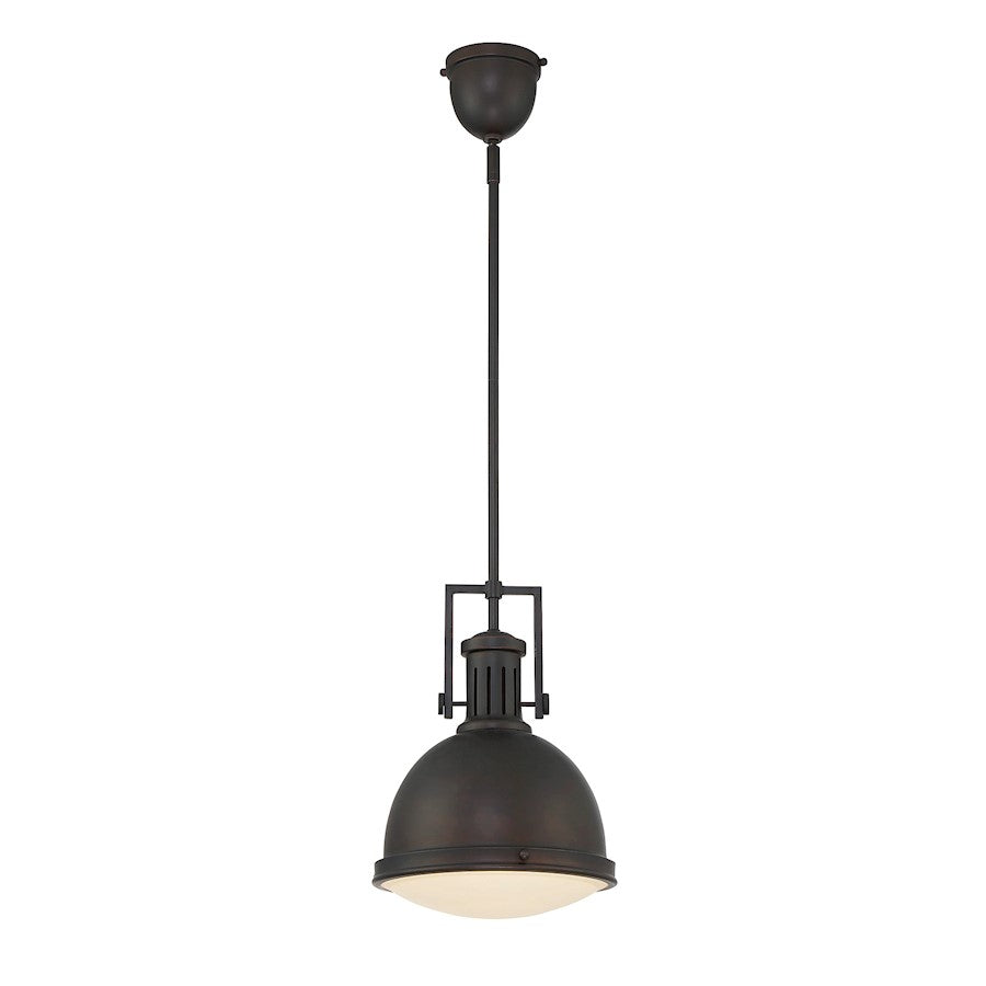 1 Light Pendant, Polished Nickel