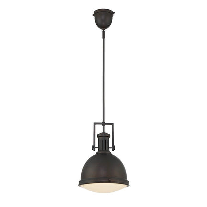 1 Light Pendant, Polished Nickel