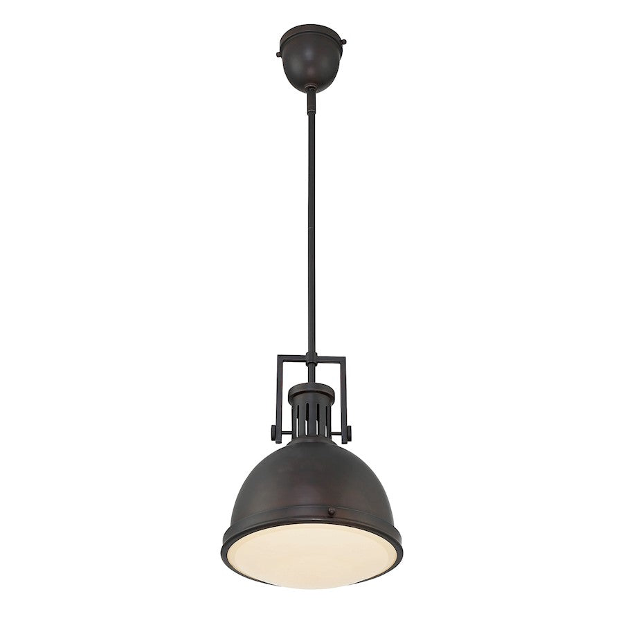 1 Light Pendant, Polished Nickel