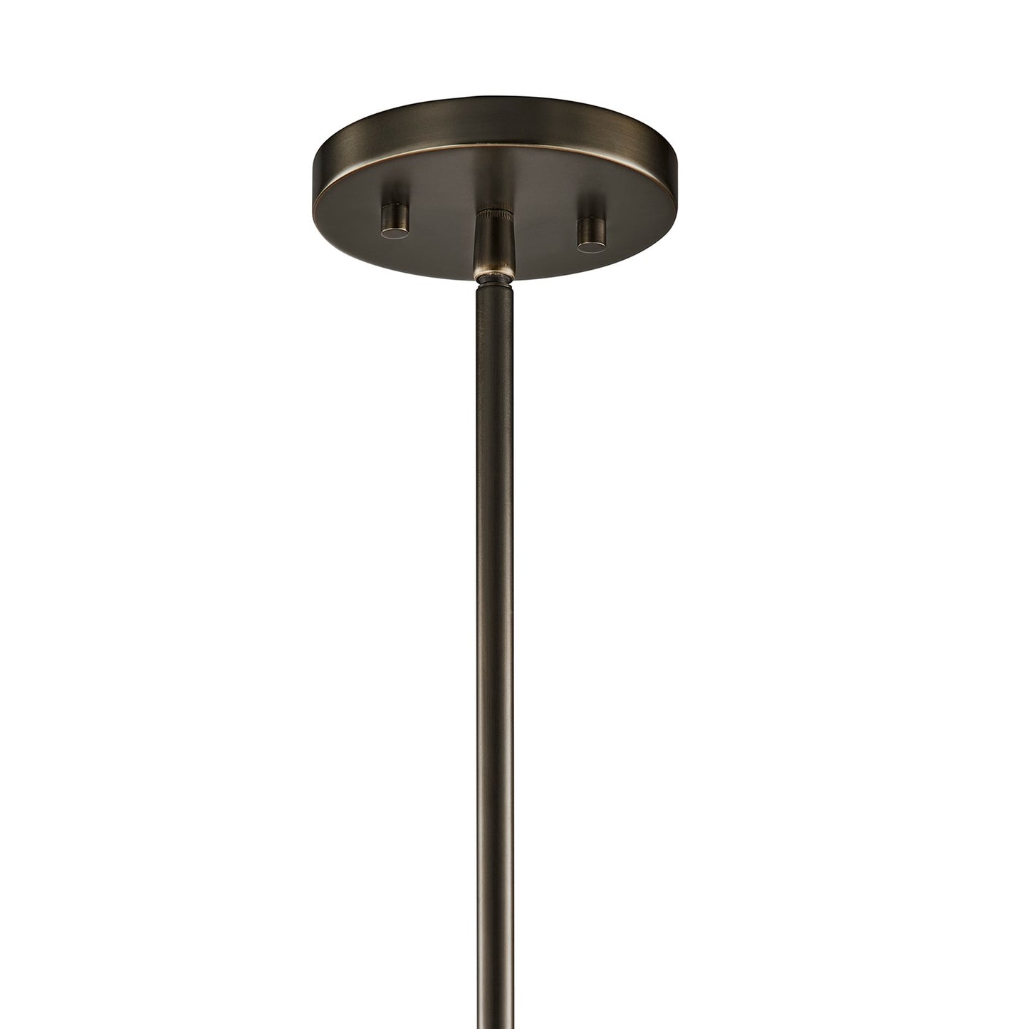 Savoy House Joplin 14in 1-Light Pendant | California Modern Mediterranean Bronze and White Pleated Fabric | Kitchen & Dining Room | 14 in | Model 7-7399-1-15