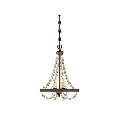 Mallory Mini Chandelier in Fossil Stone