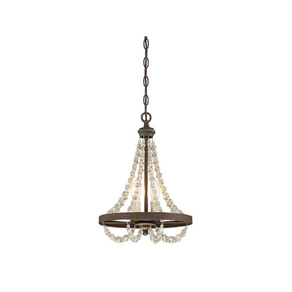 Mallory Mini Chandelier in Fossil Stone
