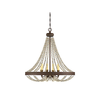 Mallory Mini Chandelier in Fossil Stone