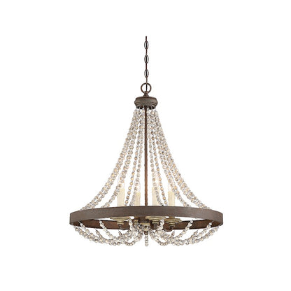 Mallory Mini Chandelier in Fossil Stone