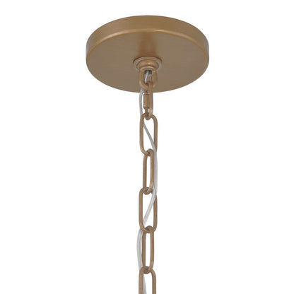 Savoy House Melia 6 Light Pendant, Cypress/Beads