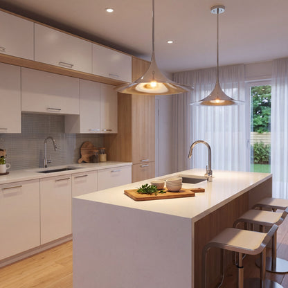 1 Light Pendant, Polished Chrome