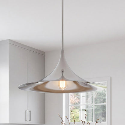 1 Light Pendant, Polished Chrome