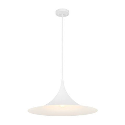 1 Light Pendant, Bisque White