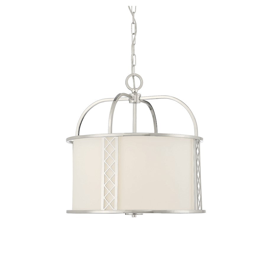 3 Light Pendant, Matte Black