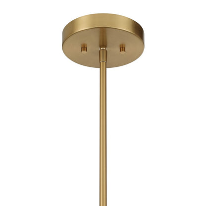 Savoy House Gaia 6 Lt Pendant, Woven, Warm Brass