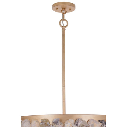 Savoy House Leanne 4 Lt Pendant, Chandon