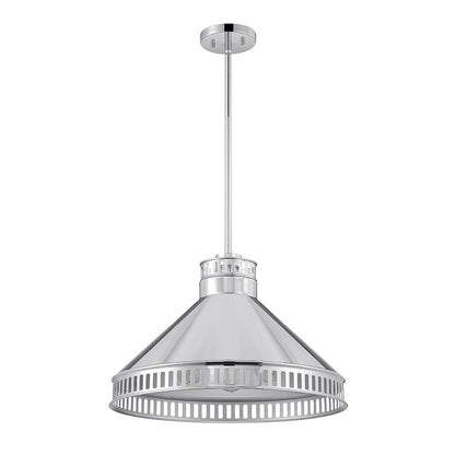 3 Light Pendant, Polished Nickel