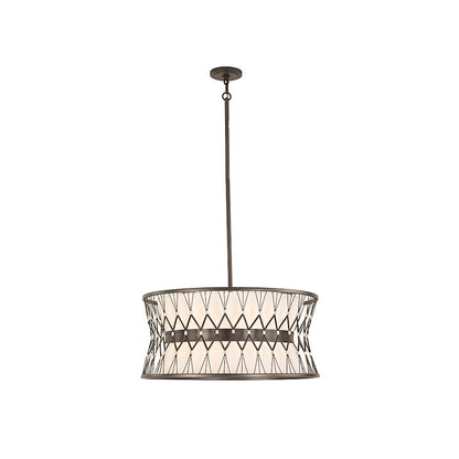 6 Light 22" Pendant, Rumba