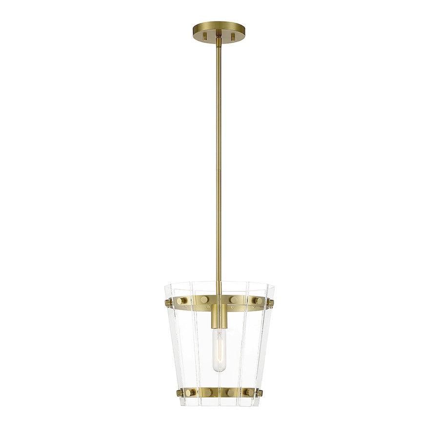 Savoy House Ventari 1-Light Pendant, Warm Brass - 7-8855-1-322