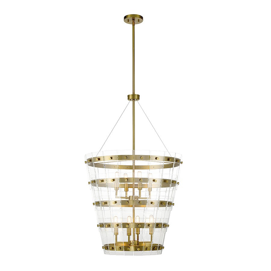 Savoy House Ventari 8-Light Pendant, Warm Brass - 7-8859-8-322