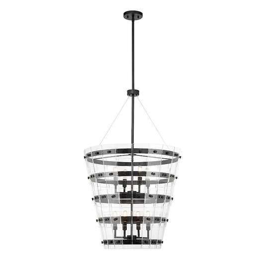 1 Light Pendant, Matte Black