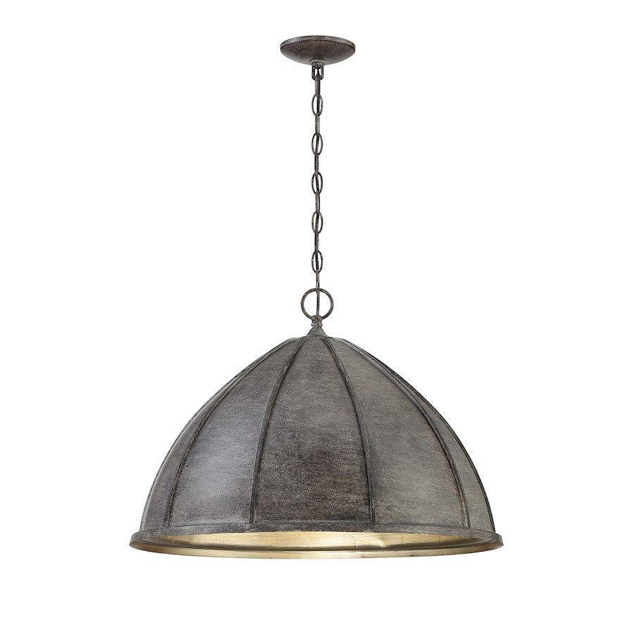 3 Light Pendant, Chelsea Walnut