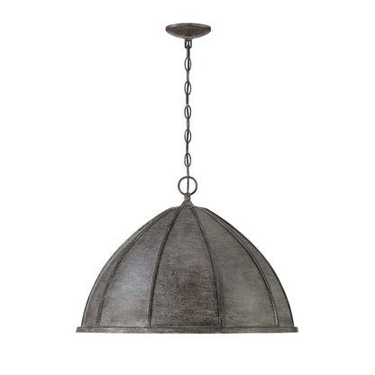 3 Light Pendant, Chelsea Walnut