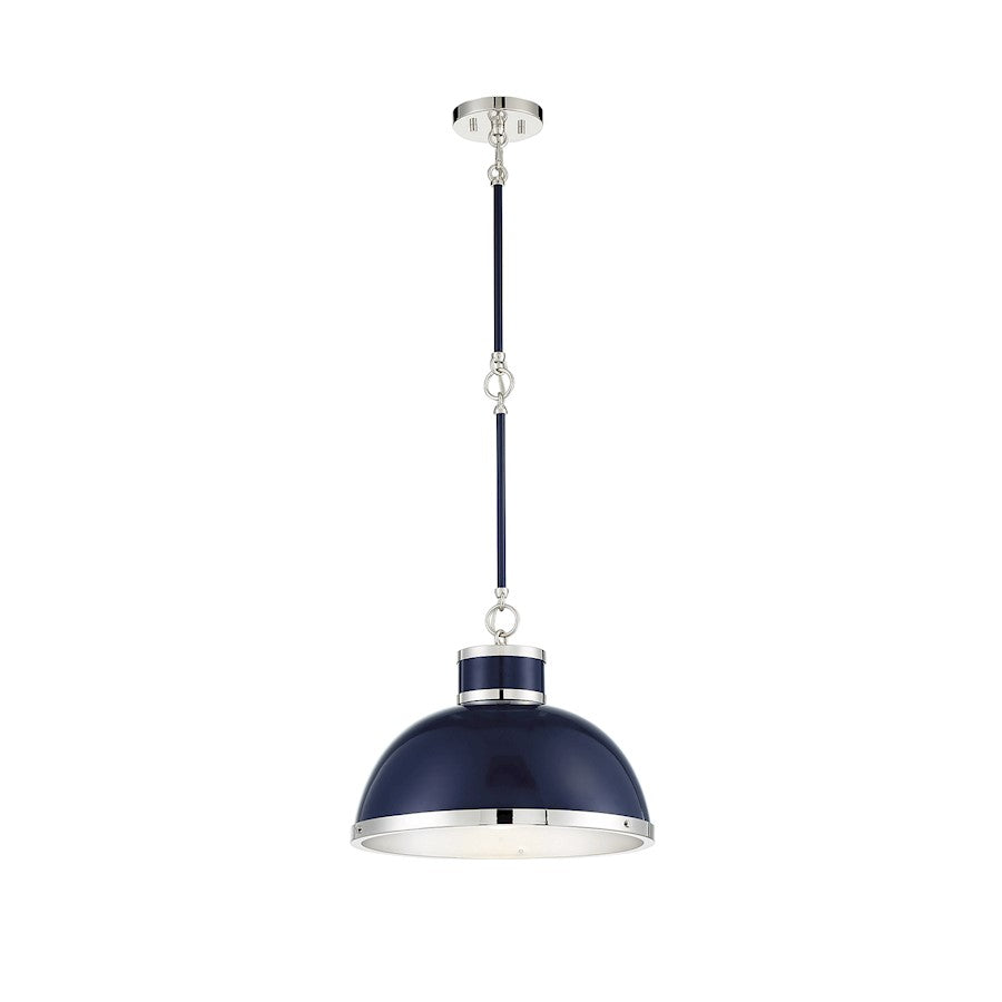 1 Light Pendant, Navy