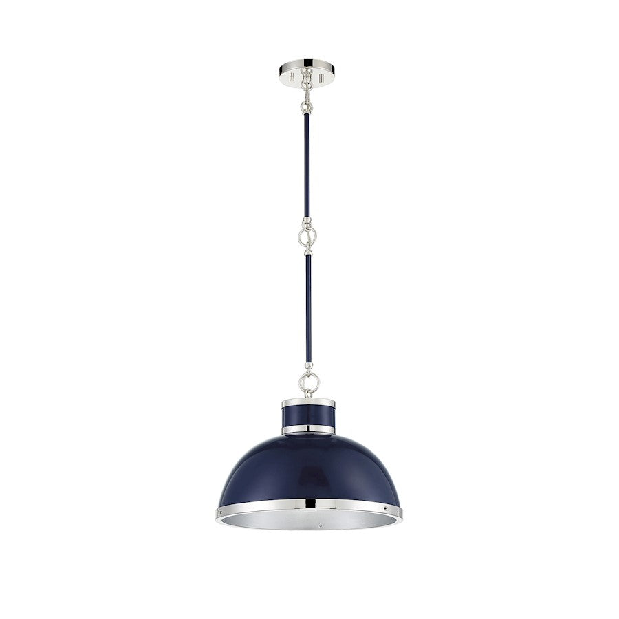 1 Light Pendant, Navy