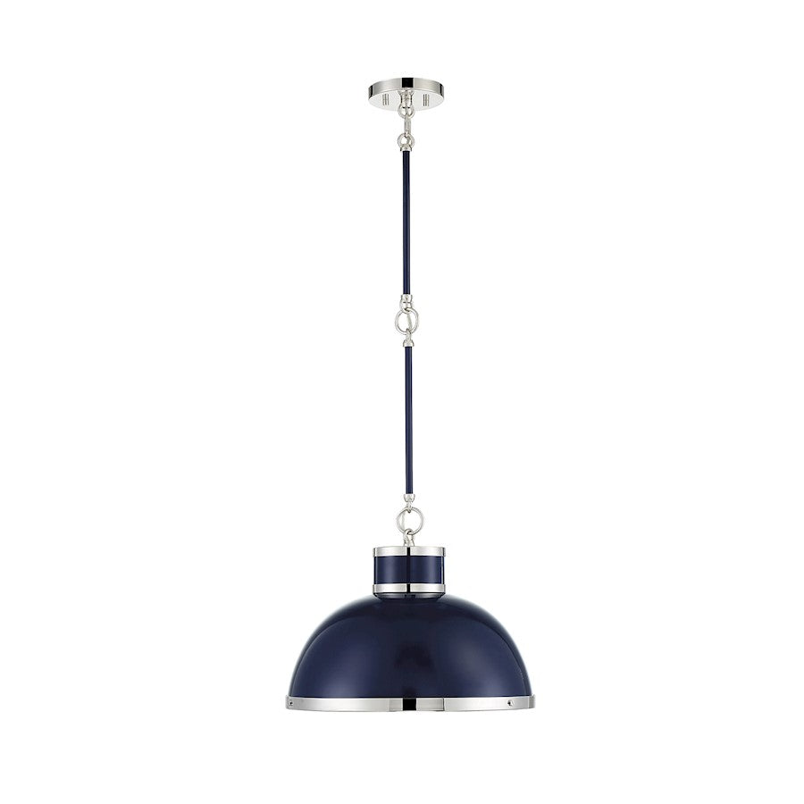 1 Light Pendant, Navy