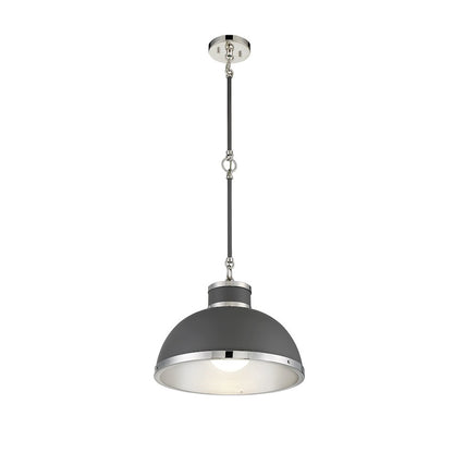 1 Light Pendant, Gray