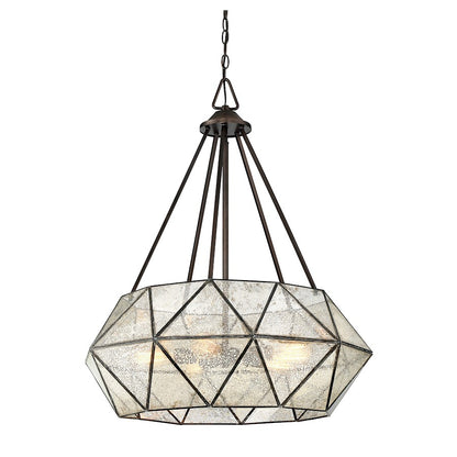 4 Light Pendant, Oiled Burnished Bronze